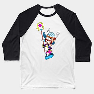 Neon Disco Viking 02 Baseball T-Shirt